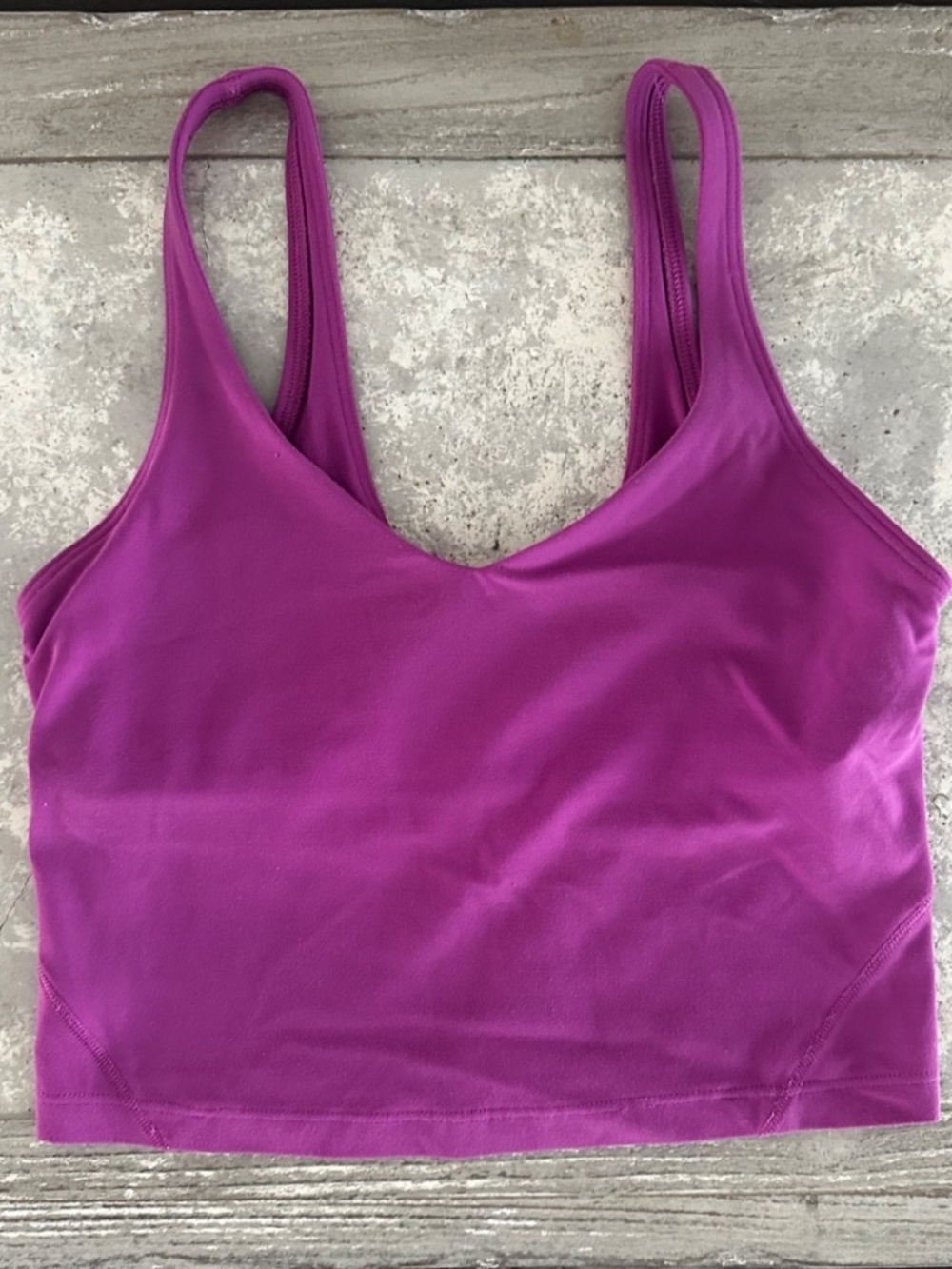 Lululemon Align Tank Top Magenta Purple Nulu Yoga Bra Top Size 4